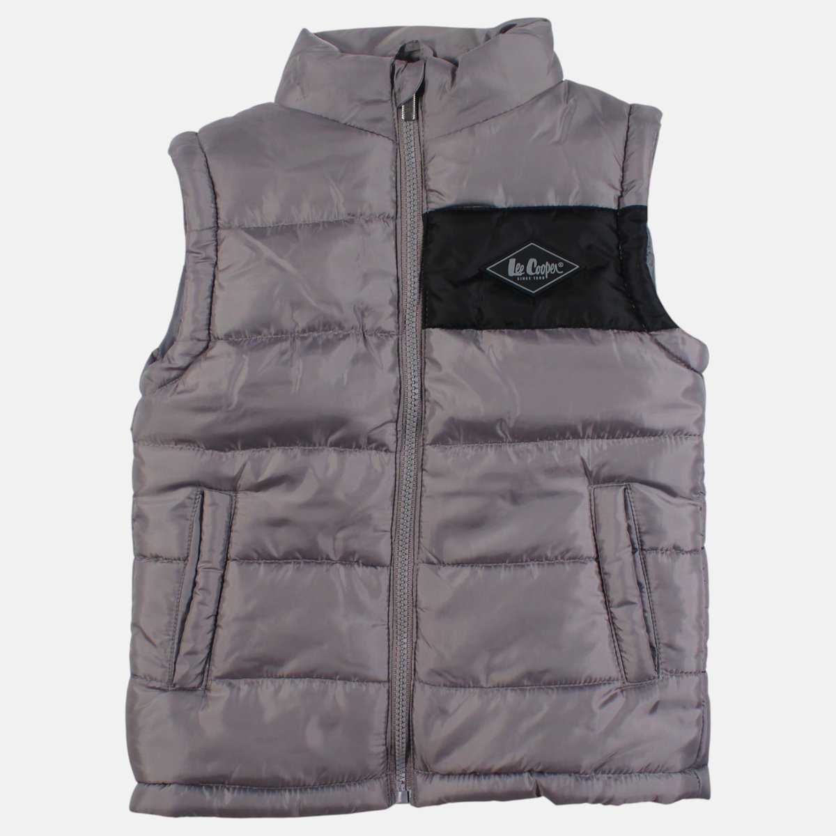 Doudoune sans manches zippée col montant ALTITUDE gris, LEE COOPER