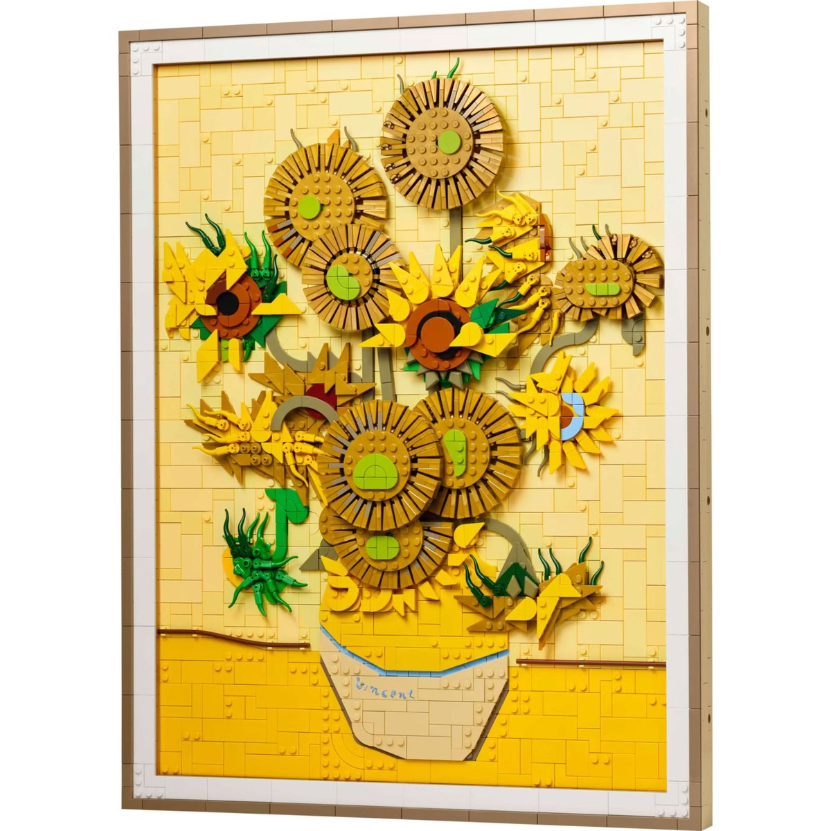 LEGO Art - Vincent van Gogh - Les Tournesols - 31215 : Créez un Chef-d'Oeuvre en Briques jaune, LEGO