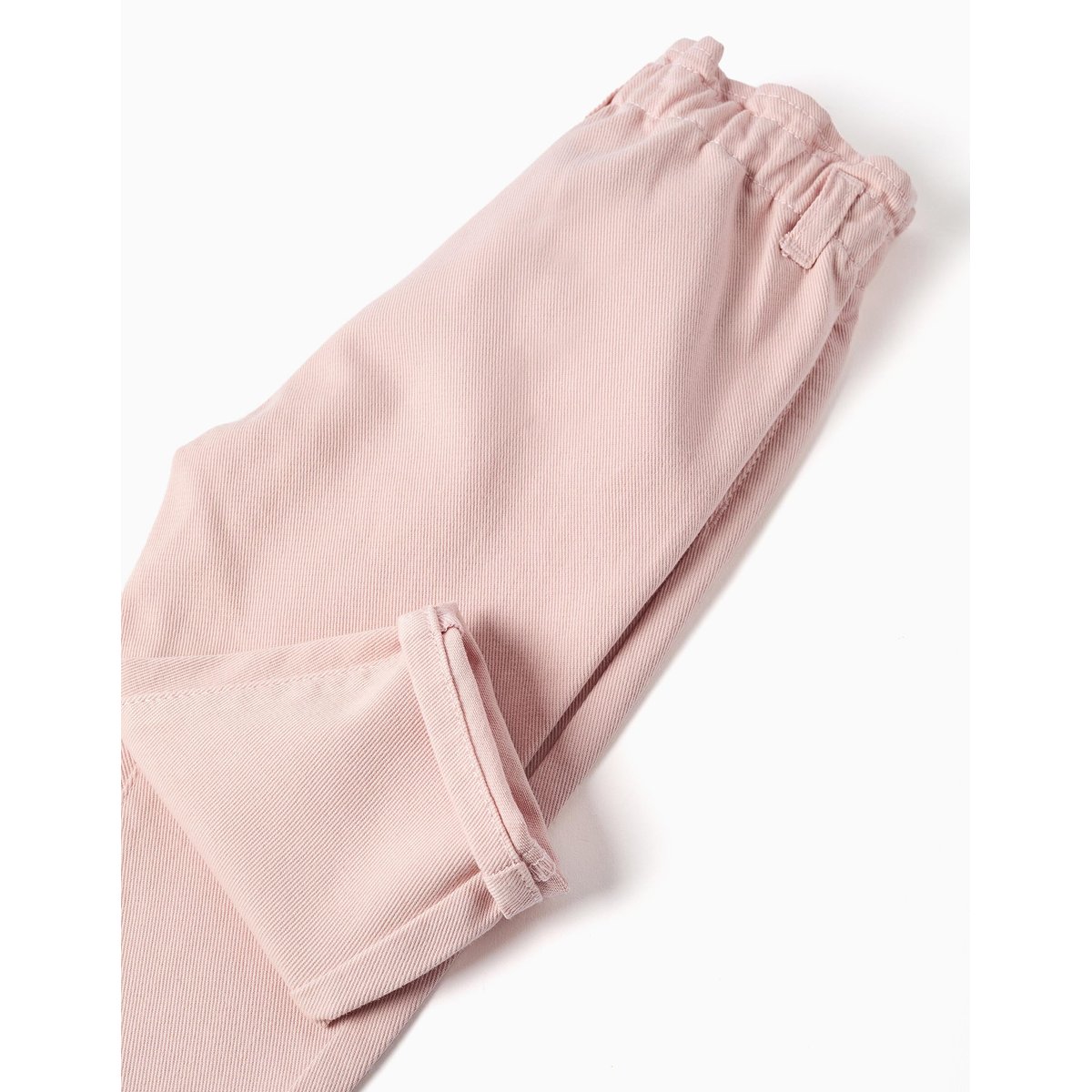 Pantalon baggy en sergé rose, ZIPPY