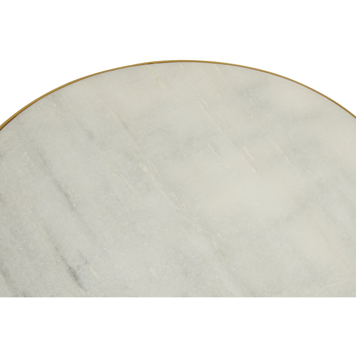 Leocadia Brass and Marble Two-Tier Side Table gold-coloured, SO'HOME