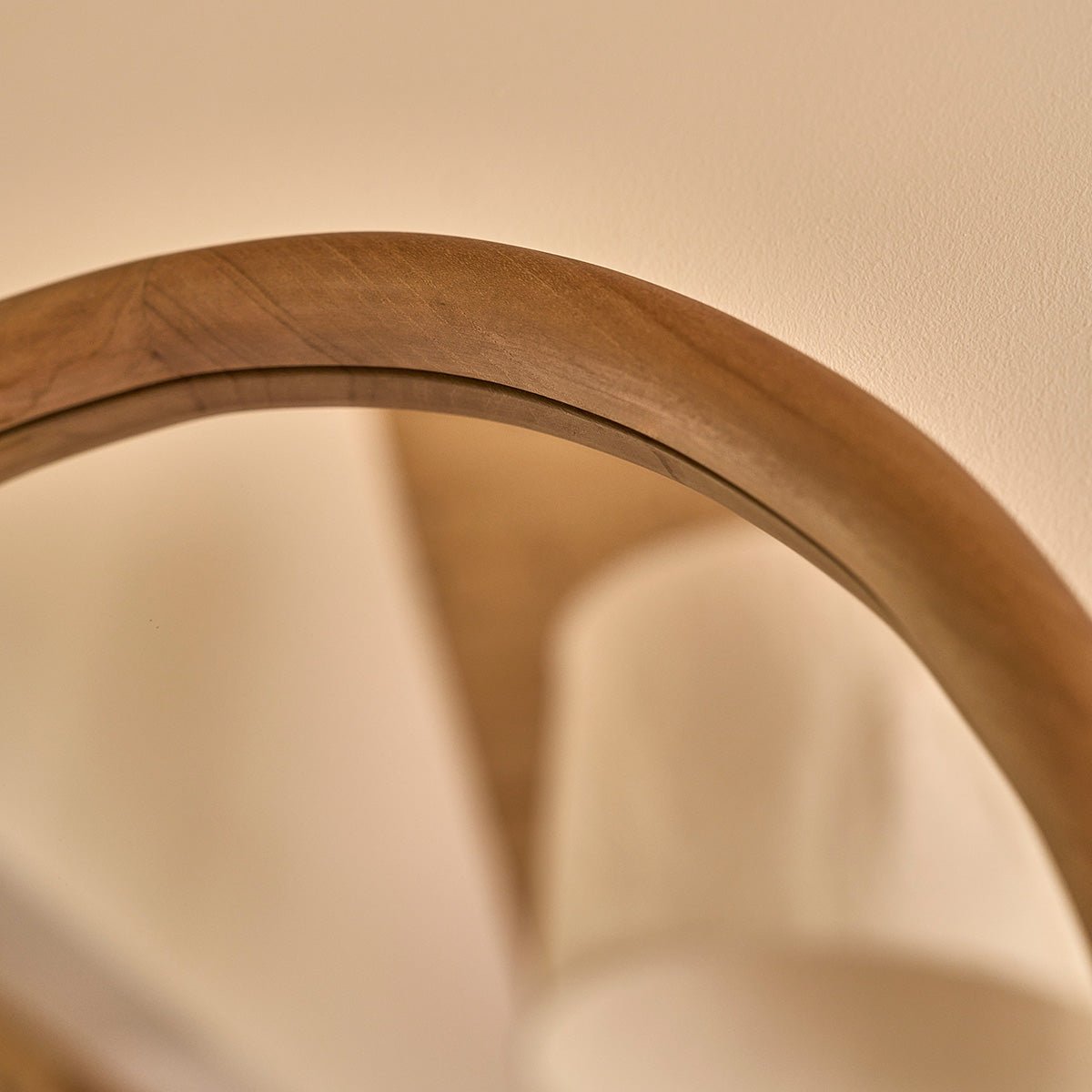 Miroir en teck massif 80x50 cm COLINE naturel, BERAH GETAH