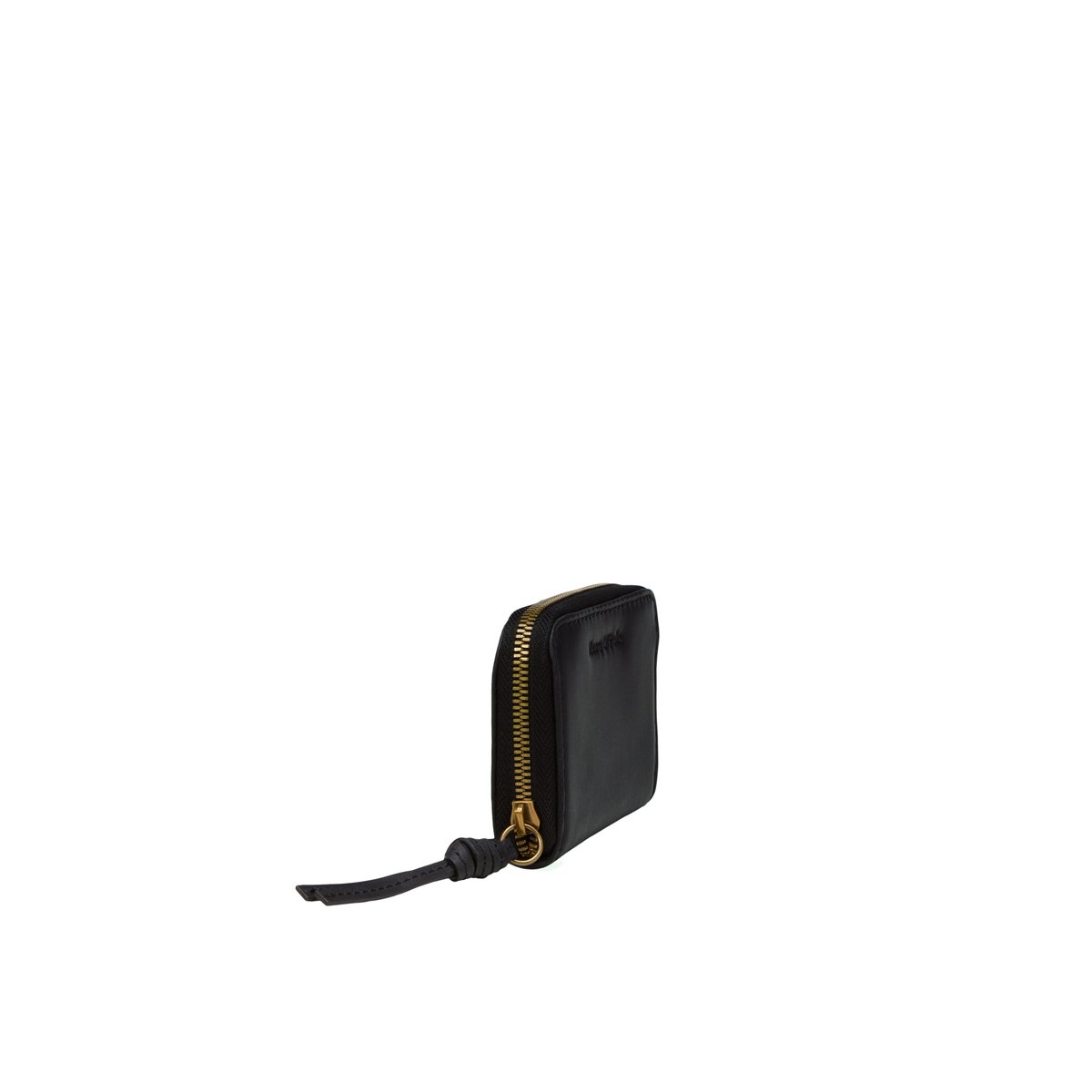 Porte-monnaie small en cuir de vache noble noir, MARC O'POLO