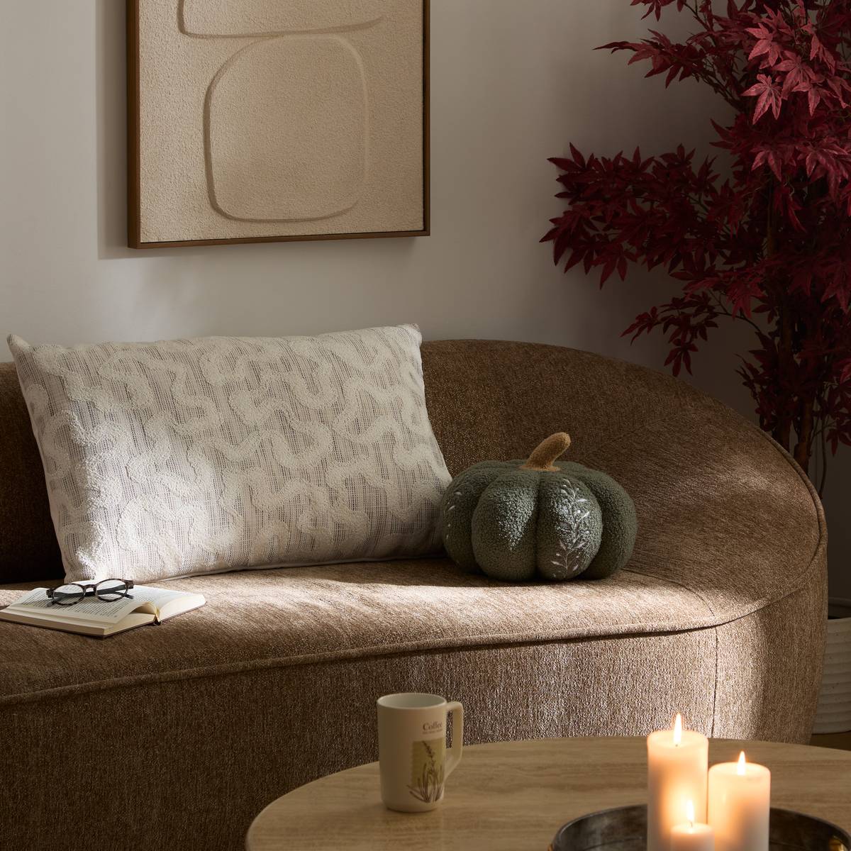 Coussin rectangulaire BETIMA blanc, ATMOSPHERA