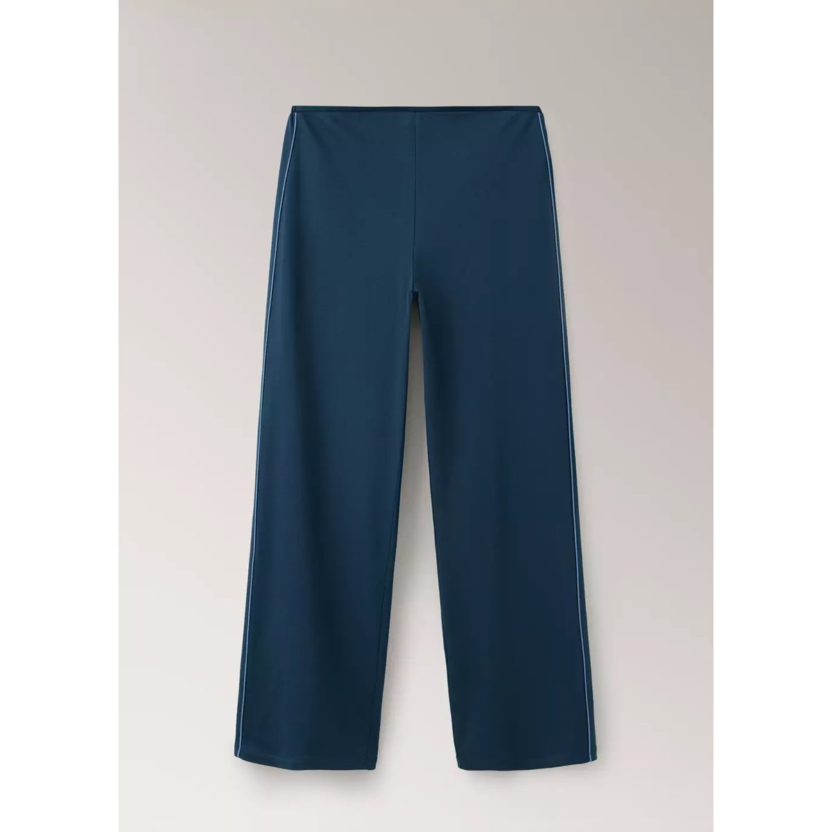 Pantalon de pyjama coton uni bleu marine, MANGO