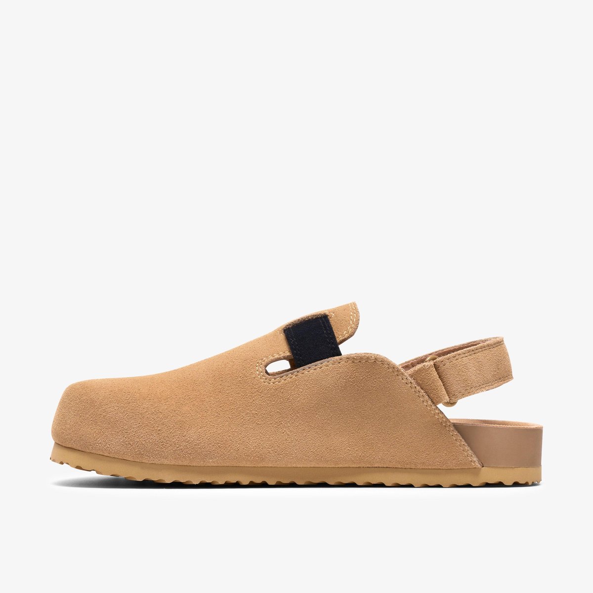Sandales Suède Coupe Large BALI COAST K marron, CLARKS