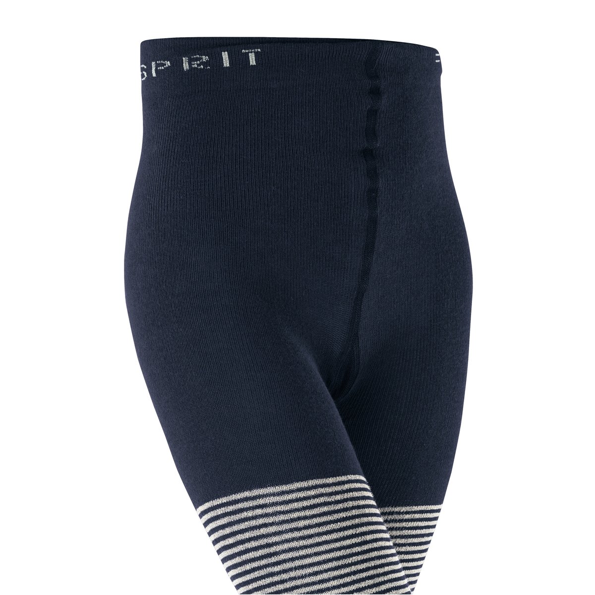 Collant Fine Stripe Opaque bleu marine, ESPRIT