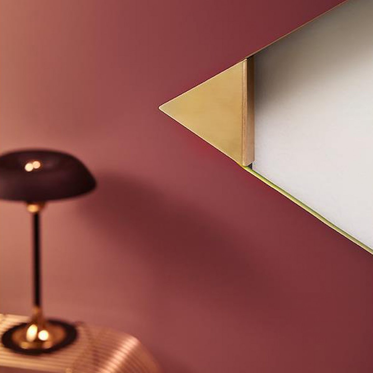 Miroir Mural Verto Rond Teinté Rainbow Diam 70 cm doré - miroir teinté rainbow, AYTM