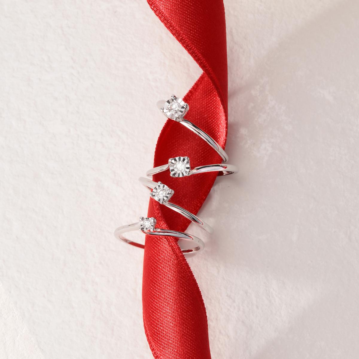 Bague en or blanc 375 PETITE ETOILE argent, BLUESPIRIT