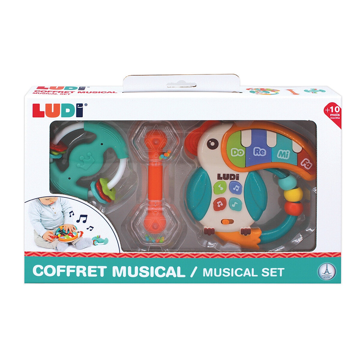 Coffret musical multicolore, LUDI