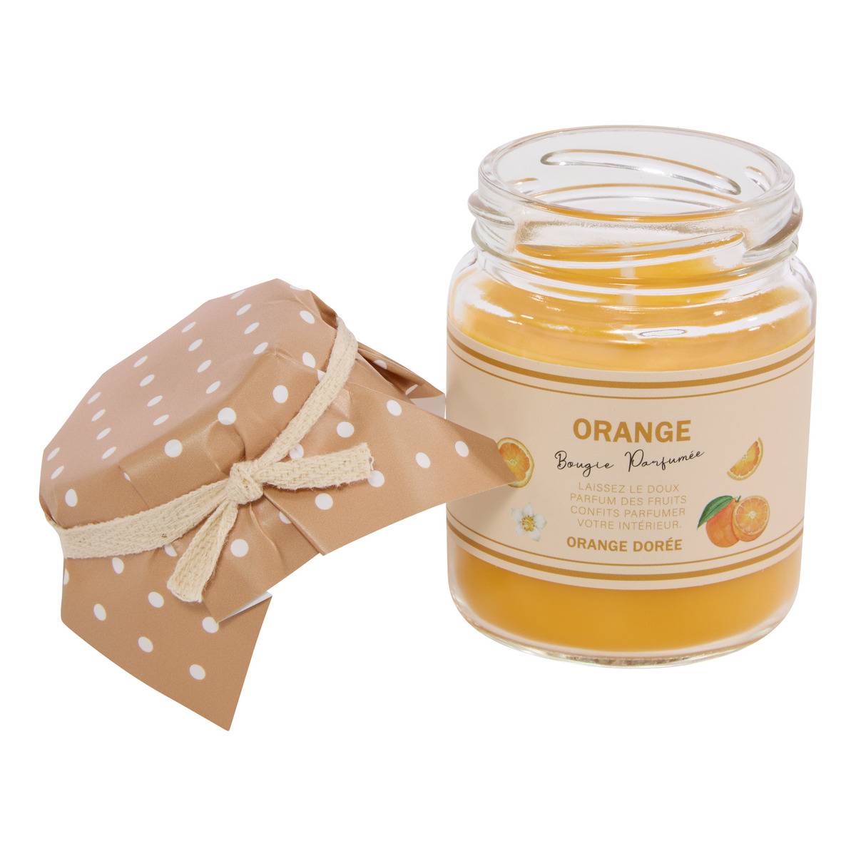 Bougie parfumée Fra ronde 75 g rouge, ATMOSPHERA