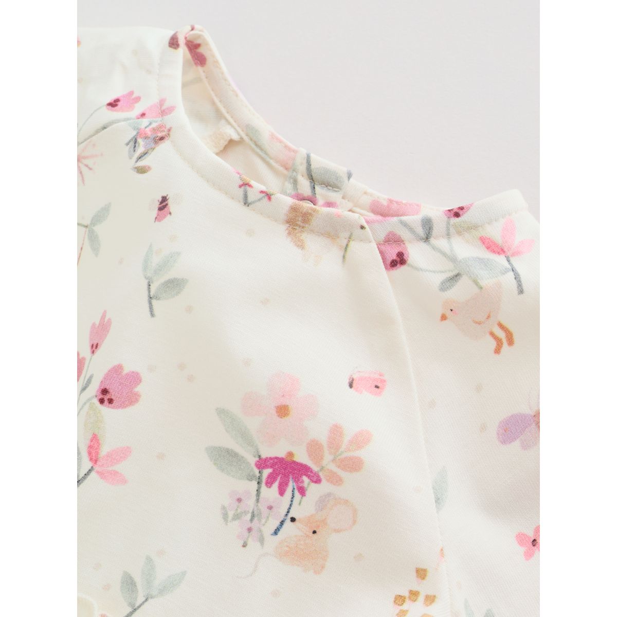 Robe en jersey bébé, lot de 2 rose motif fleurs, NEXT