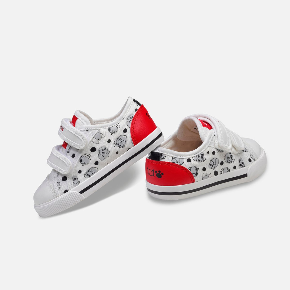 Baskets Disney  B KILWI blanc/rouge, GEOX