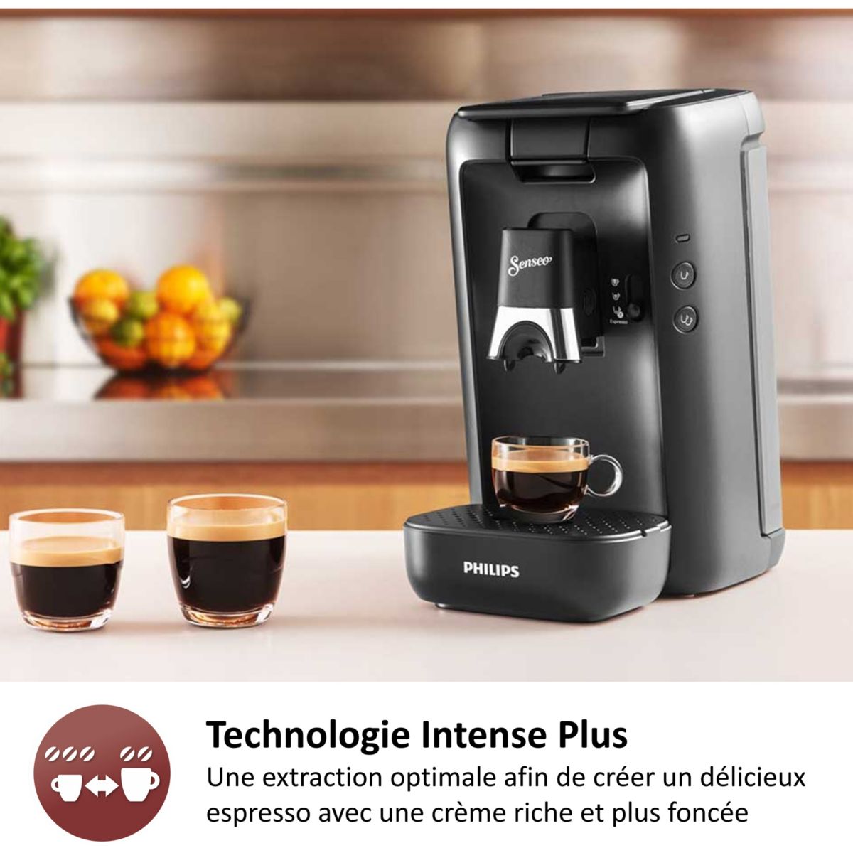 Cafetière à dosettes Senseo Maestro CSA260/51 gris couleur unique, PHILIPS