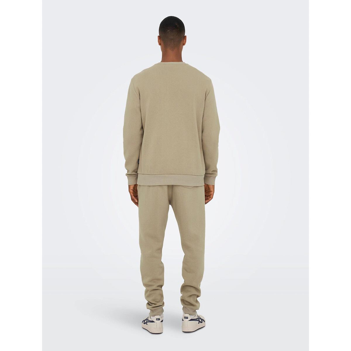 Ceres Life Sweatshirt with Crew Neck grey-beige, ONLY & SONS