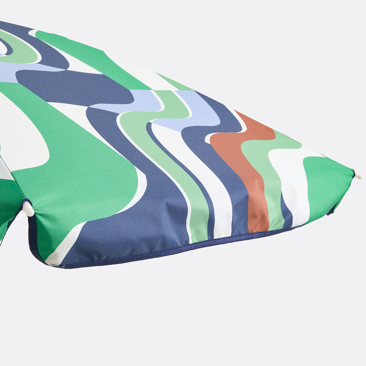 Parasol, tissu avec motif graphique, SONGE VERT vert/bleu, MAPOÉSIE X LA REDOUTE INTÉRIEURS