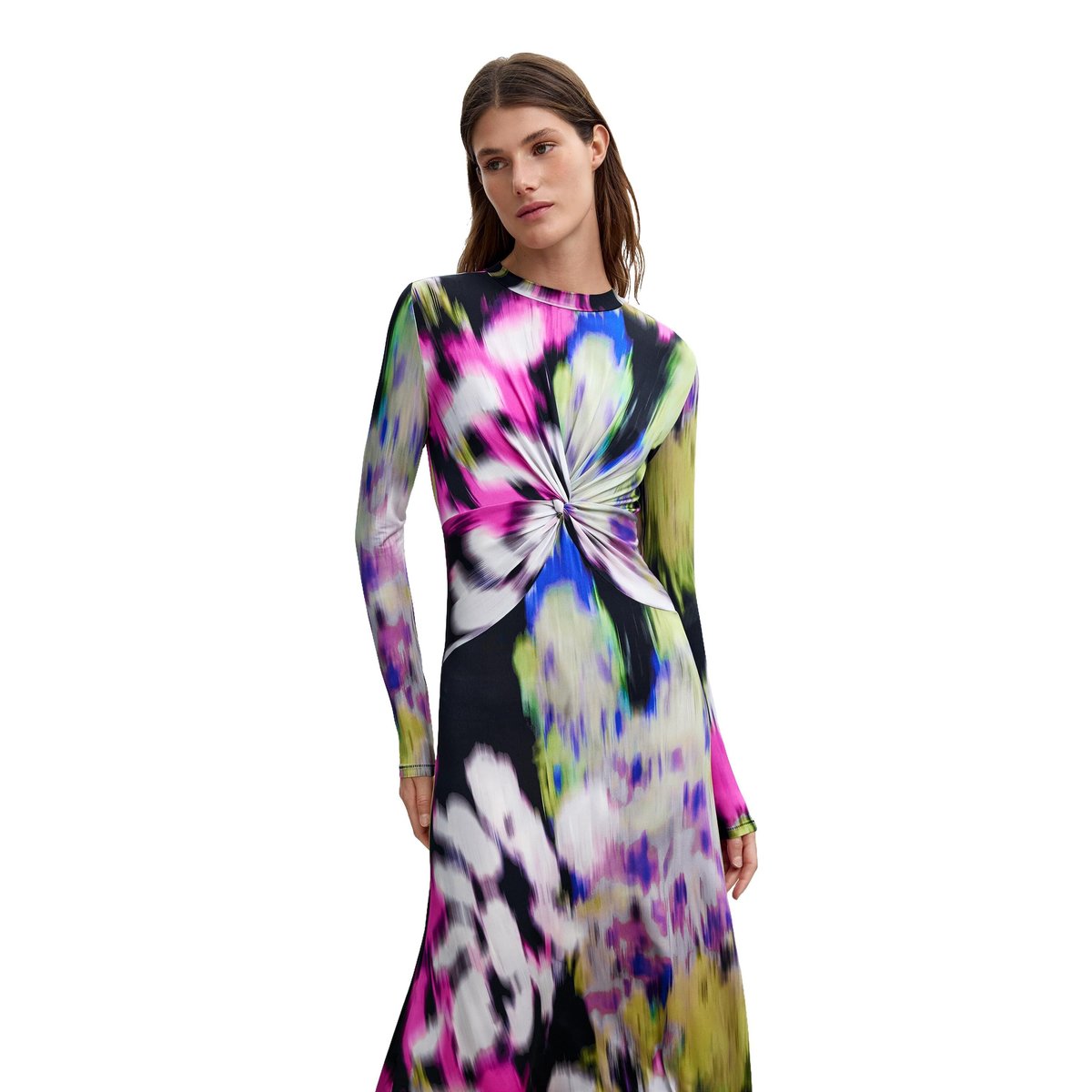 Robe longue imprimée M. C. Lacroix multicolore, DESIGUAL