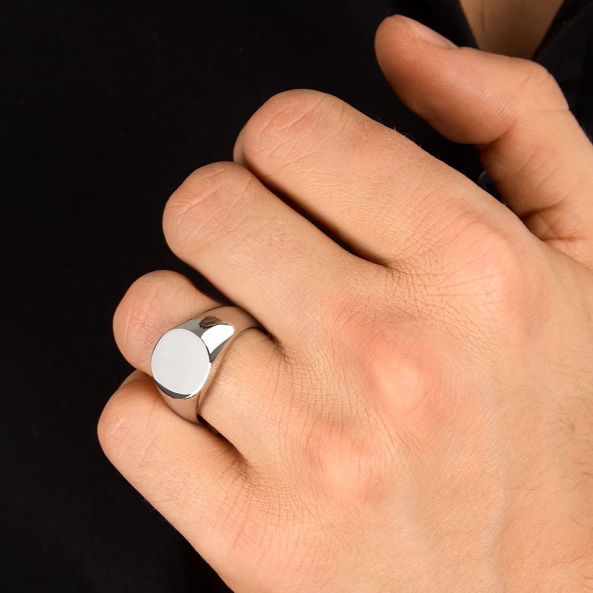 BAGUE SECTOR BASIC - SZS165019 acier inoxydable, SECTOR