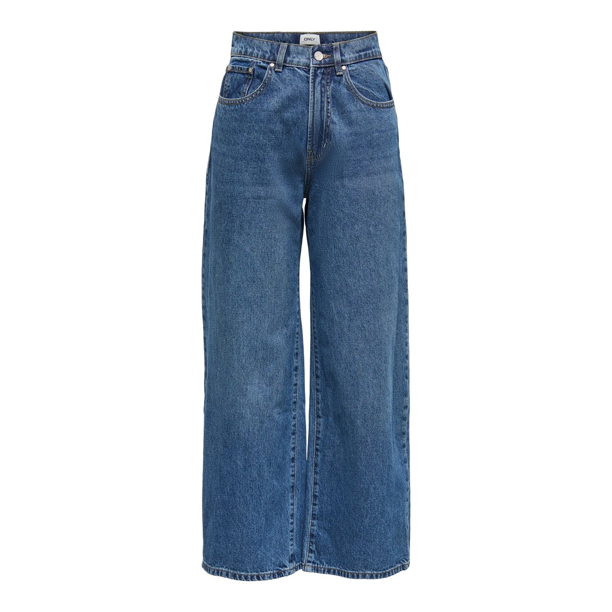Jean À Jambe Large medium blue denim, ONLY