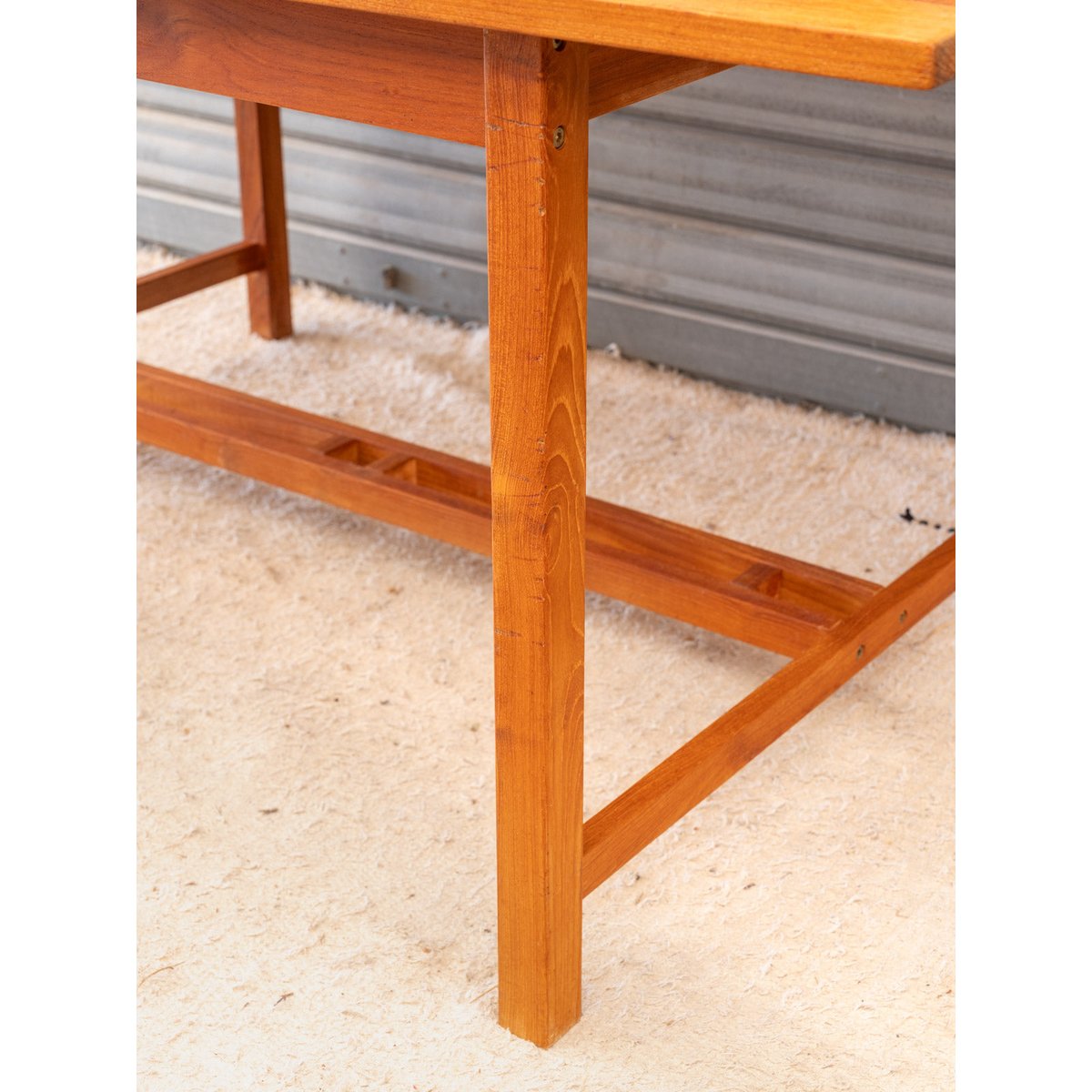 Table à manger en bois Romy N°1444 - Bon état bois clair, DEBONGOUT