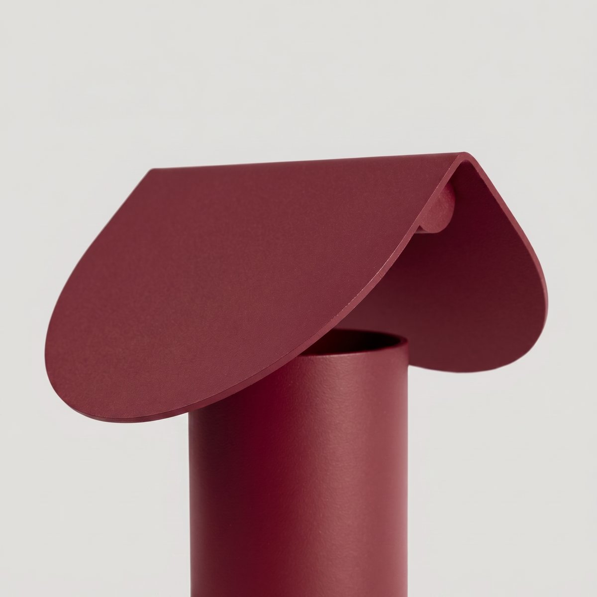 Lampe de bureau Aluminium Bourgogne LED 1 Biscuit bourgogne, EDEN