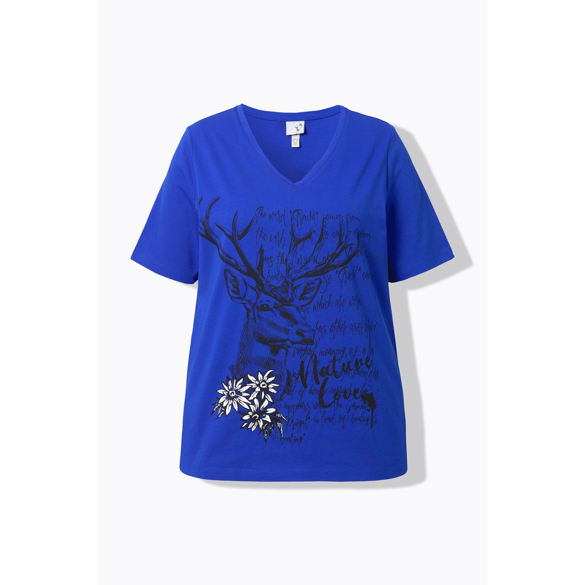 T-shirt à imprimé esprit traditionnel bleu roi, ULLA POPKEN