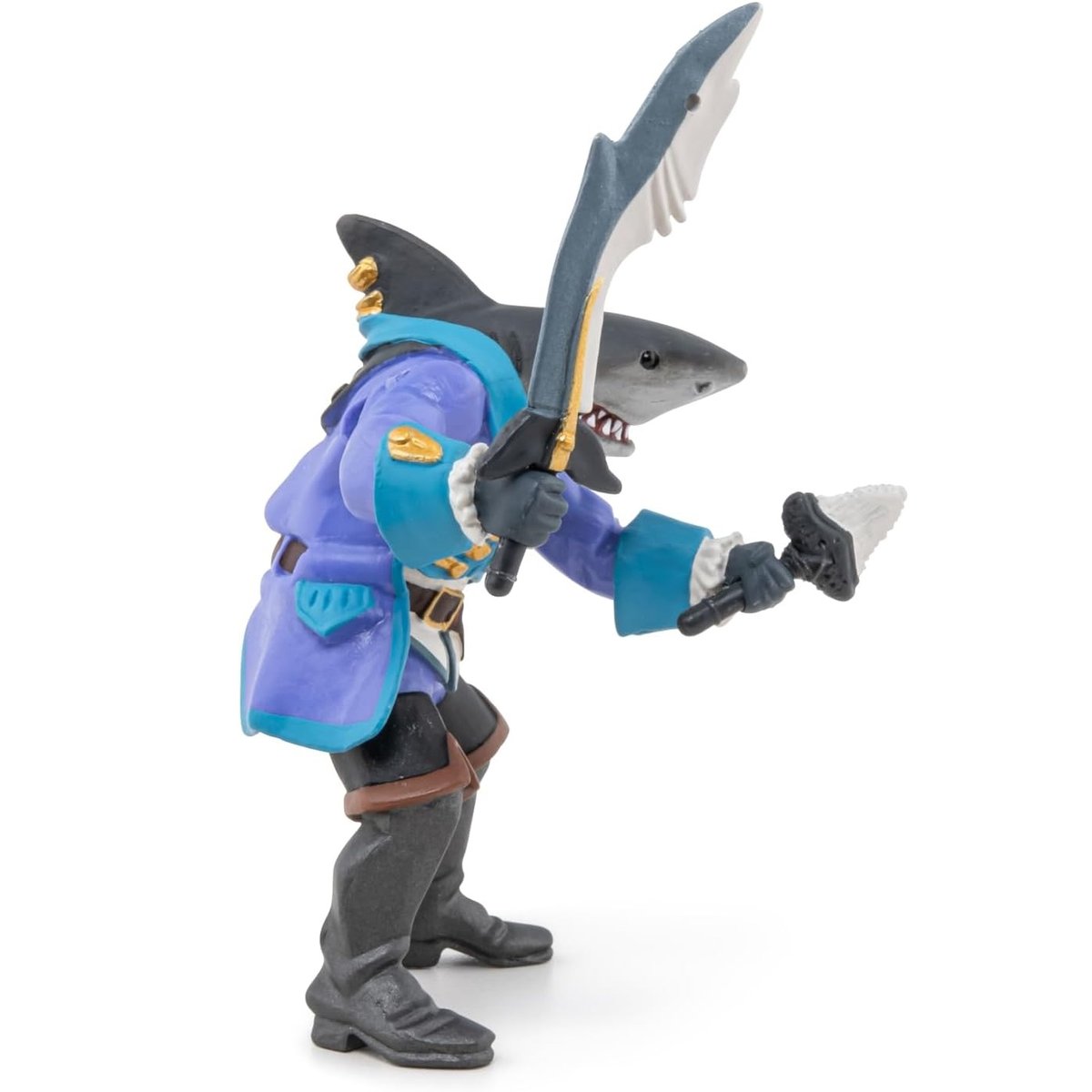 Figurine Pirate mutant requin bleu, PAPO