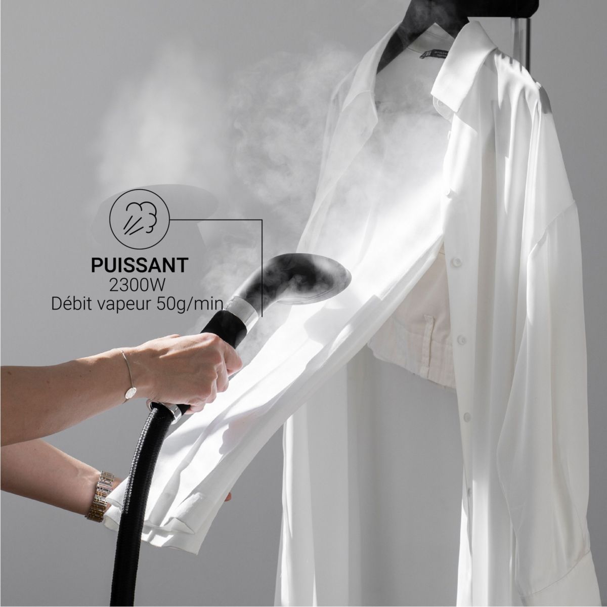 Défroisseur vapeur EUES200B V2 George couleur unique, STEAMONE