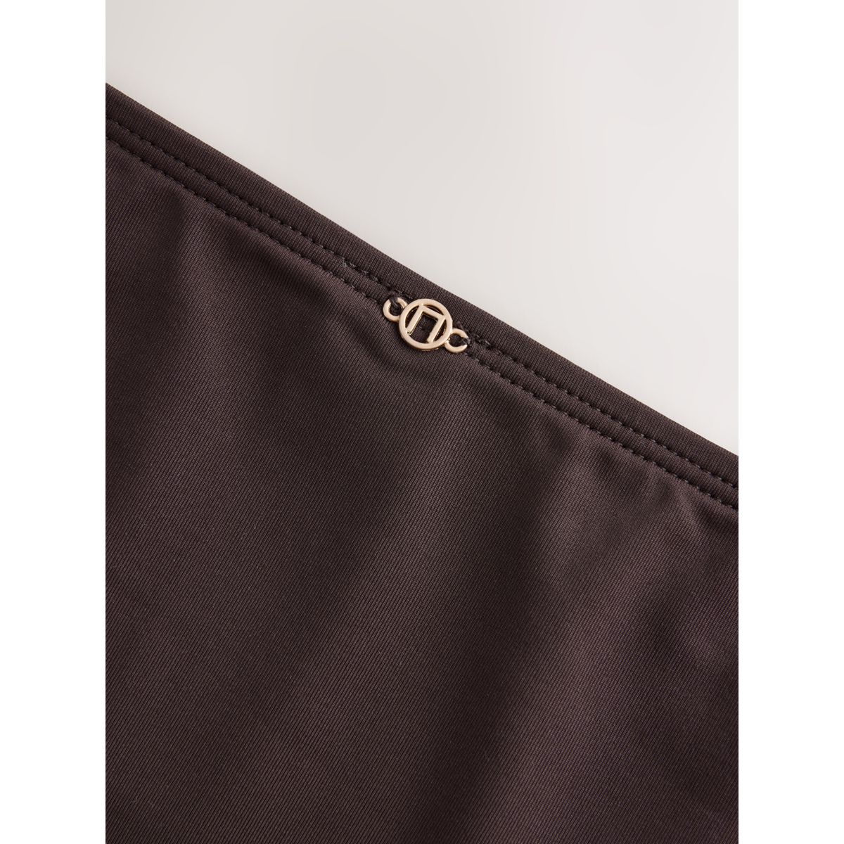 Bas de bikini noué sur les côtés blanc marron chocolat, NEXT