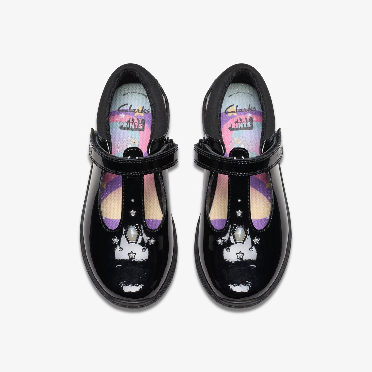 Derbies Brevet Ajustement Étroit RELDA GEM K noir, CLARKS