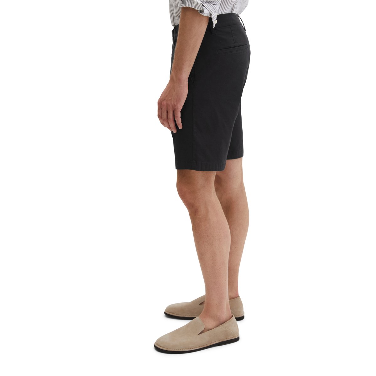 Short modèle Reso regular en sergé stretch léger noir, MARC O'POLO