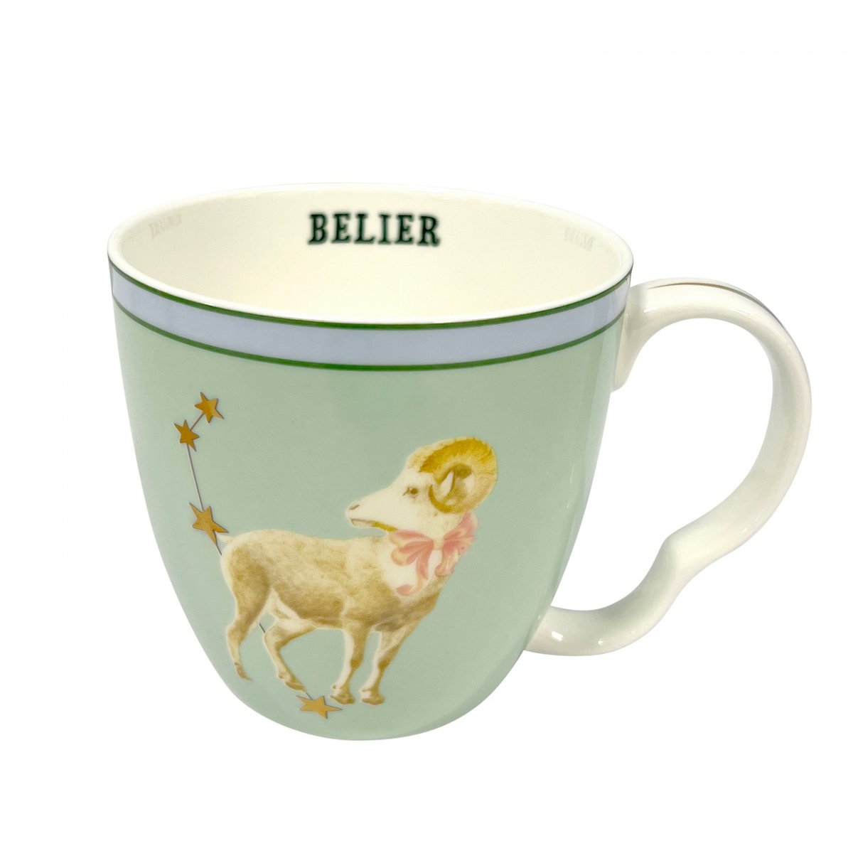 Mug en porcelaine Astro Belier multicolore, YVONNE ELLEN