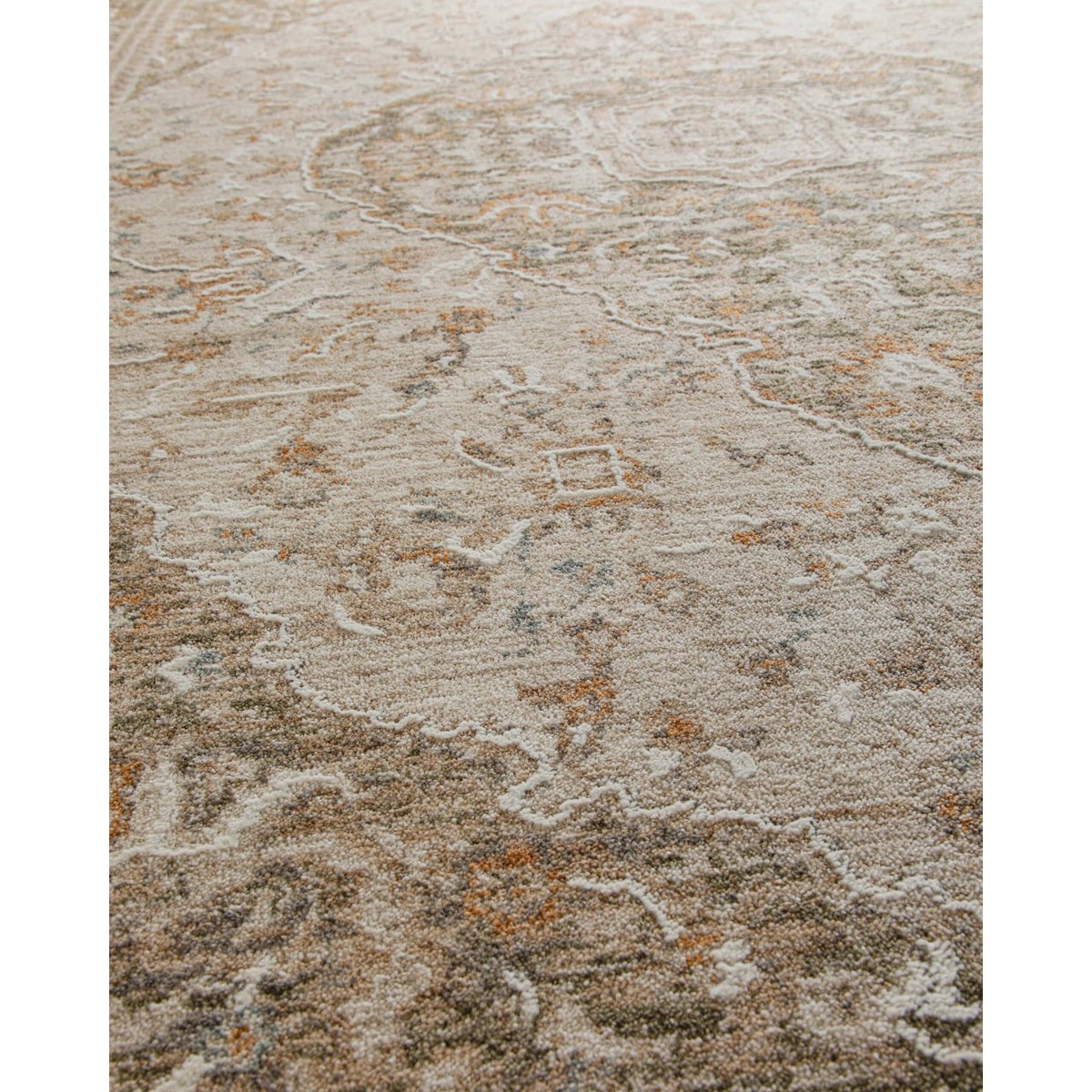 WECONhome Soft Vintage par Esprit, tissé machine, tapis poils courts, motif oriental avec effet relief, certifié OEKO-TEX® ,  Soft Vintage sable beige, ESPRIT