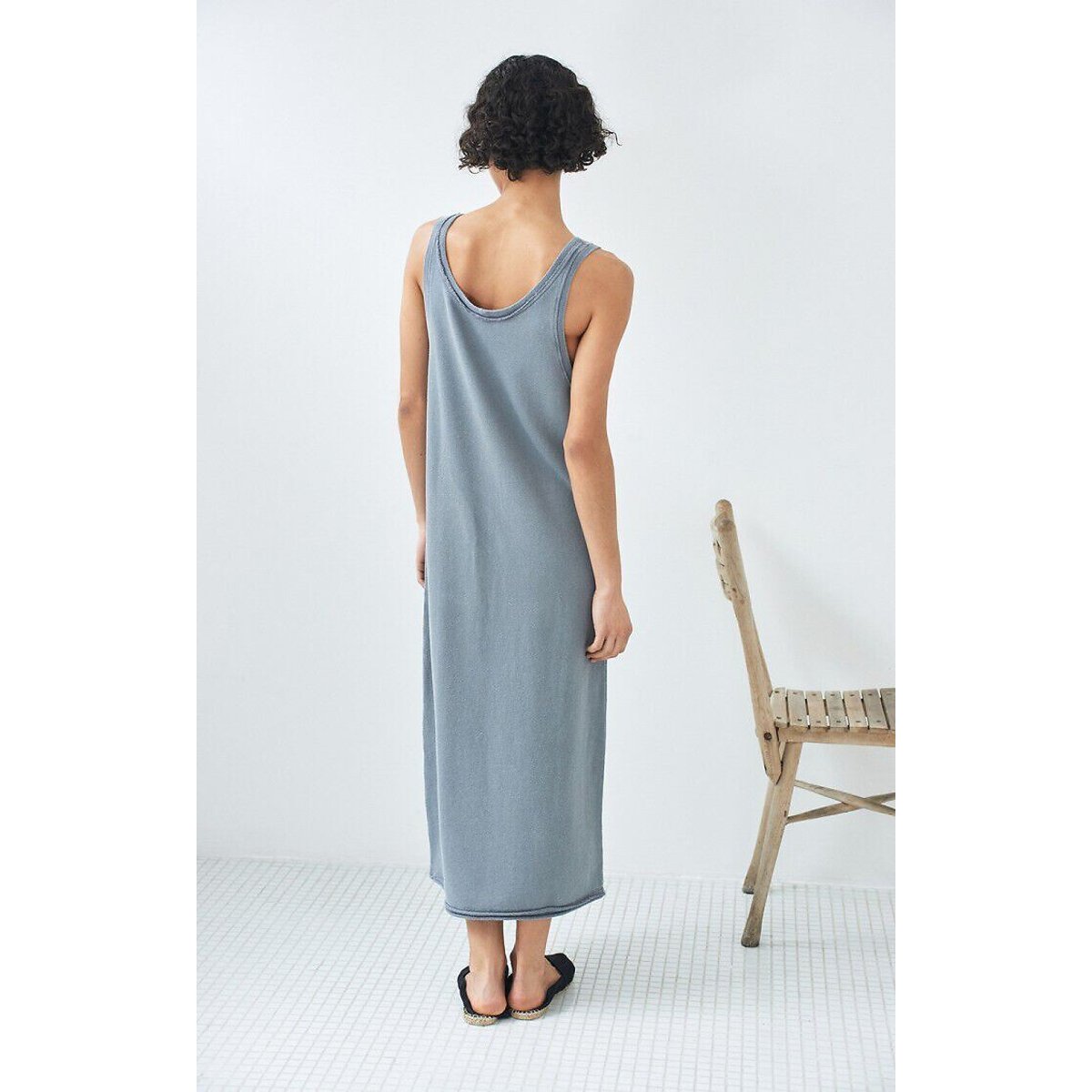 Robe longue débardeur, VIBTOWN gris, AMERICAN VINTAGE