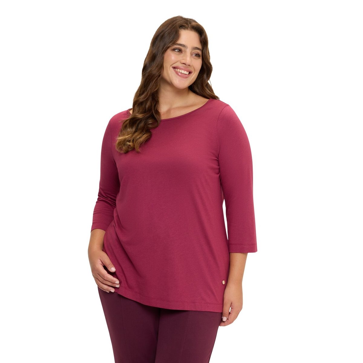 T-shirt à encolure bateau noir, FIORELLA RUBINO