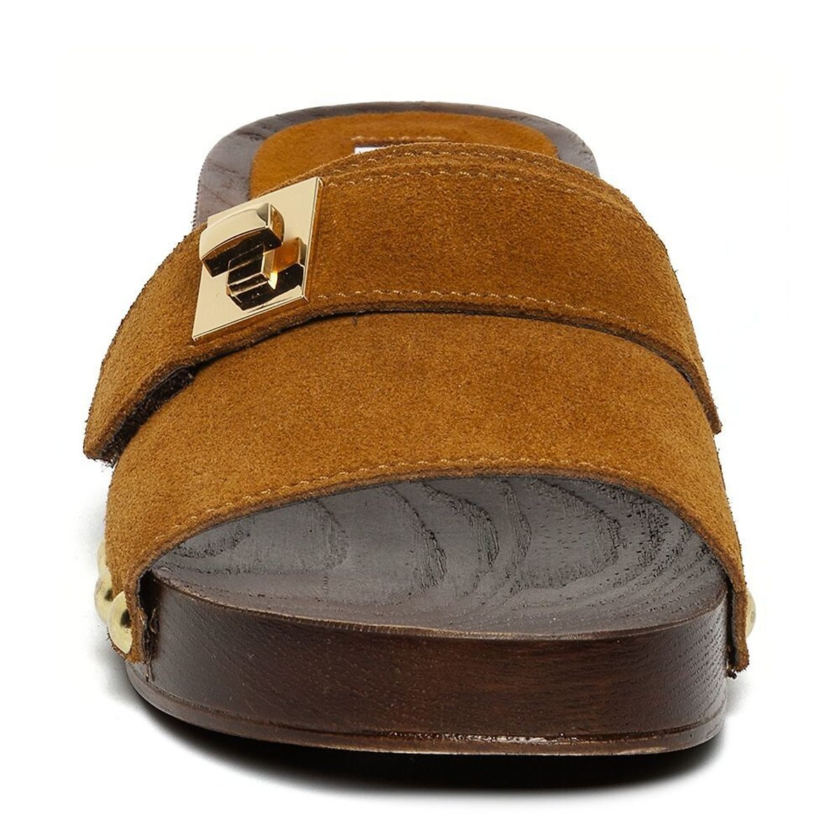 Mules en cuir suède Carrmen cognac, STEVE MADDEN
