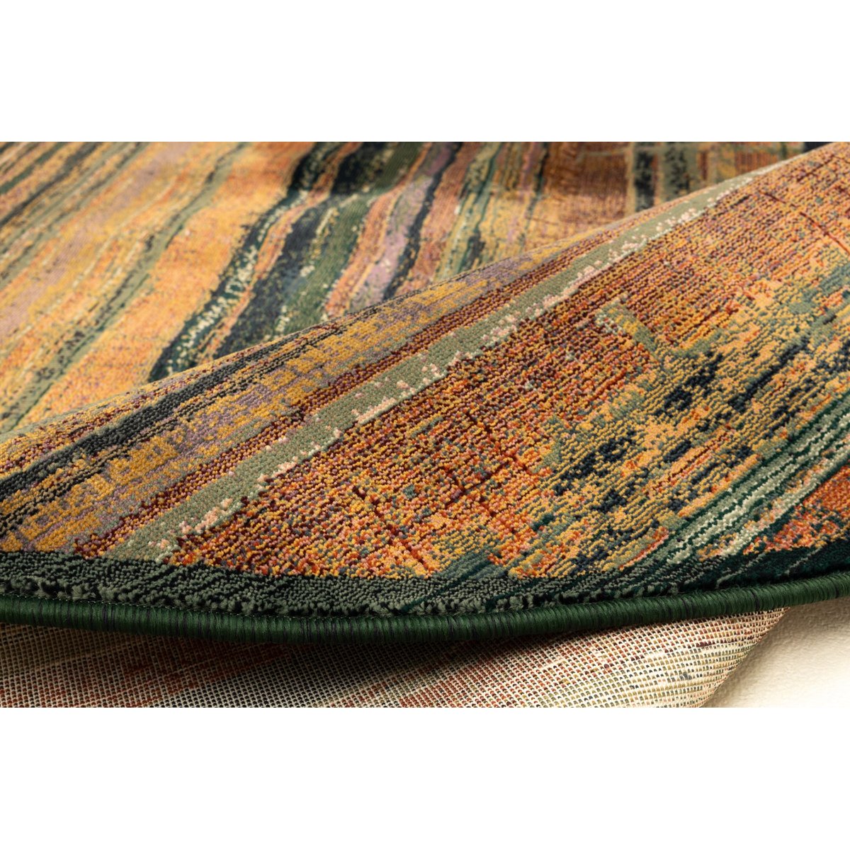 Tapis tissé à rayures - GABIRO multicolor, THEKO