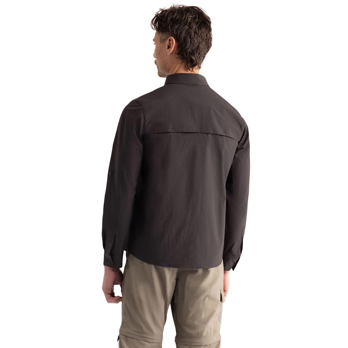 Chemise SANTIAGO DLX gris foncé, TRESPASS