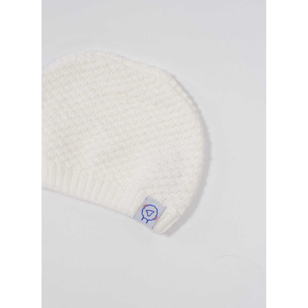 Bonnet - Nid d'abeille blanc, LA MANUFACTURE DE LAYETTE
