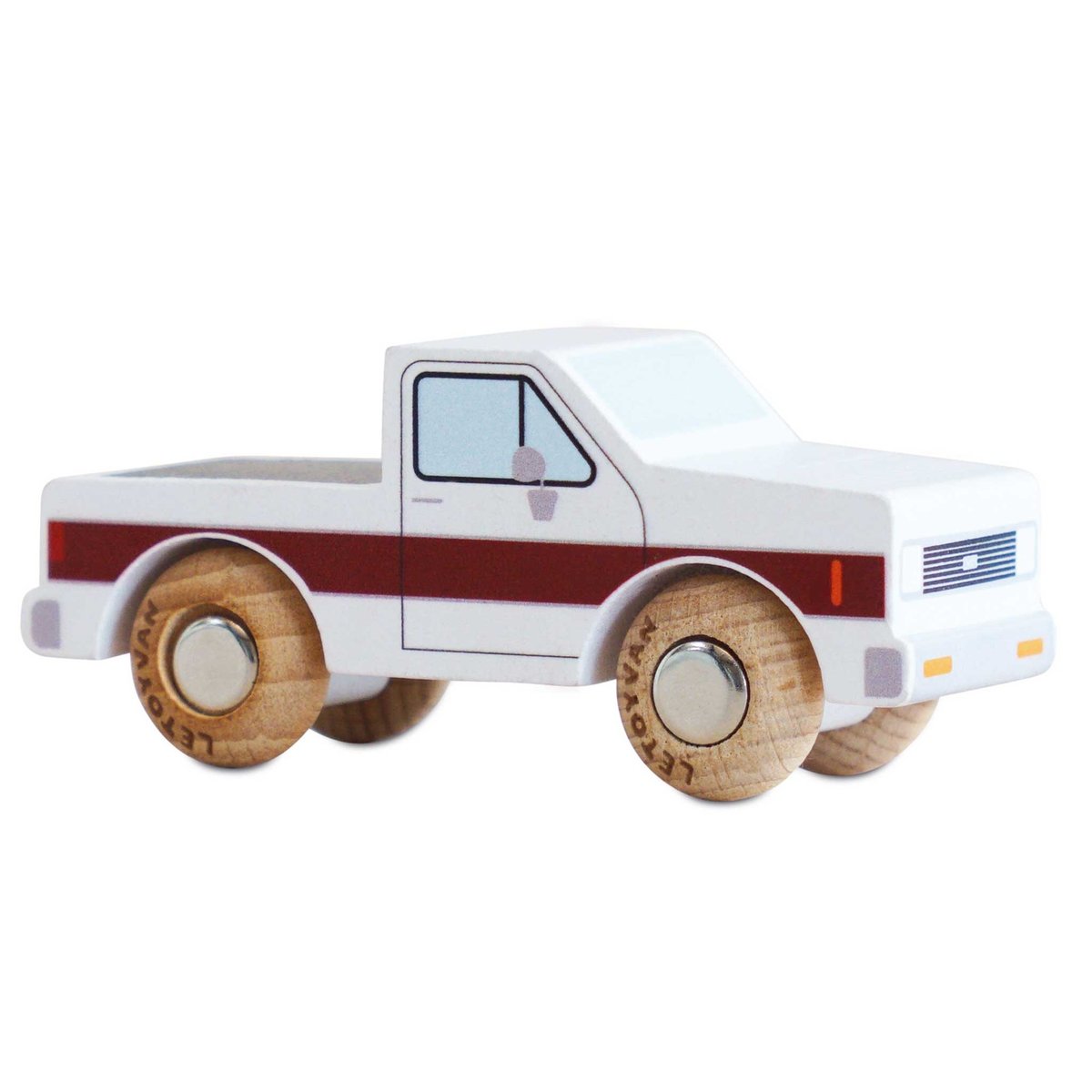 Voiture Charlie No 30 blanc, LE TOY VAN