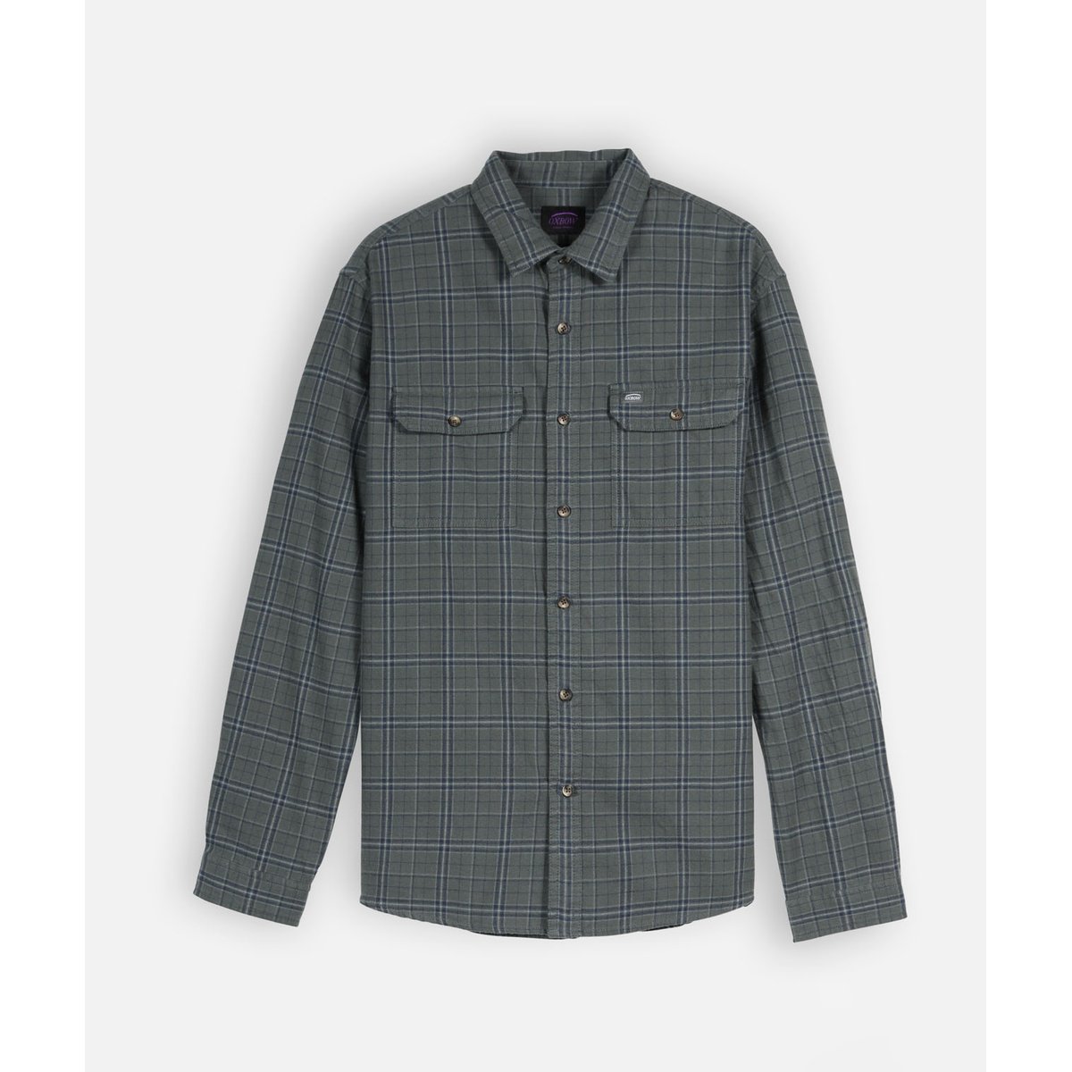 Chemise manches longues CLIFF pewter, OXBOW