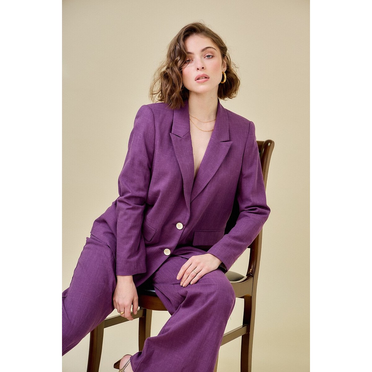 Blazer purple, SEE U SOON