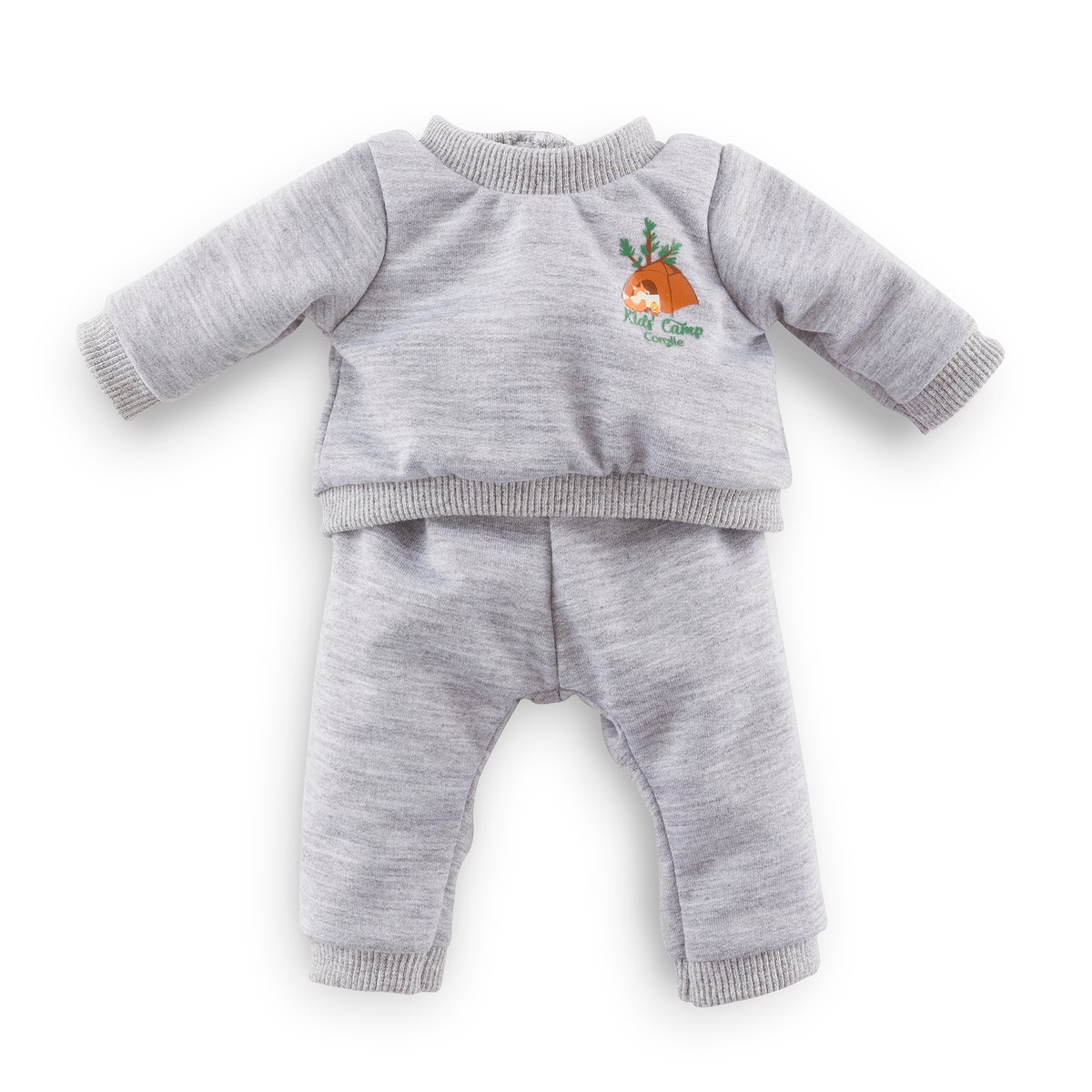 Jogging Gris "Petit Explorateur" pour poupon 30 cm couleur unique, COROLLE