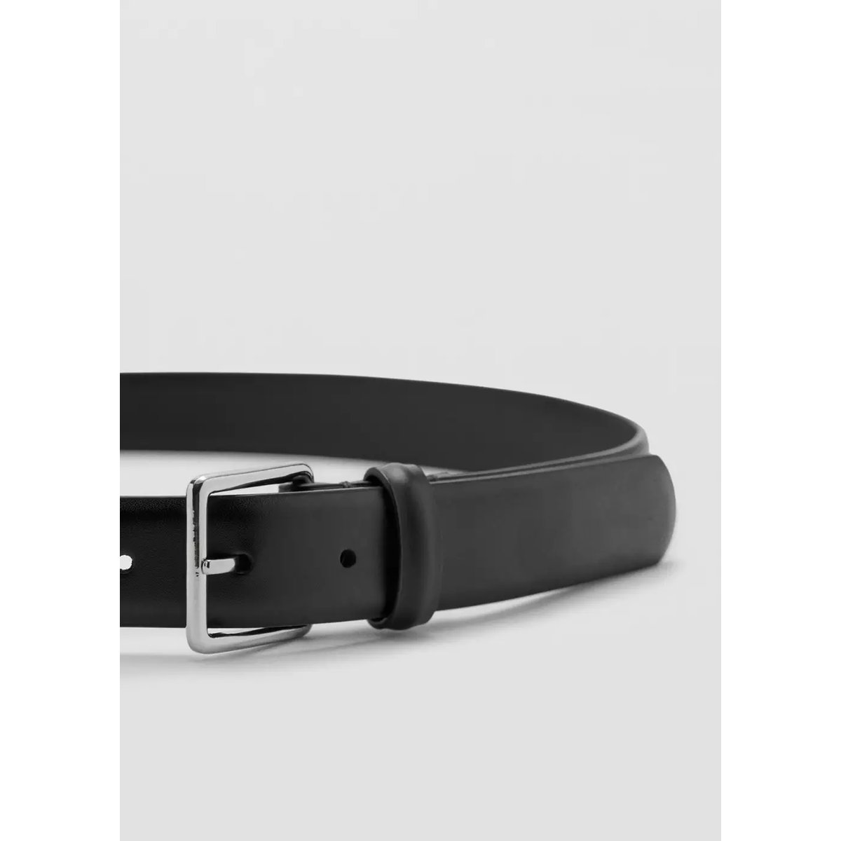 Ceinture 100 % cuir bovin noir, MANGO MAN