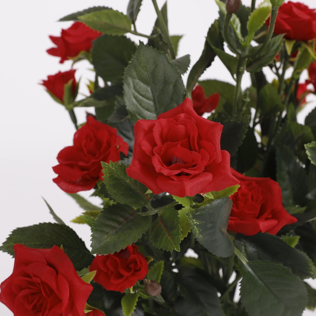 Plante artificielle ROSEBUSH rouge, MICA DECORATIONS