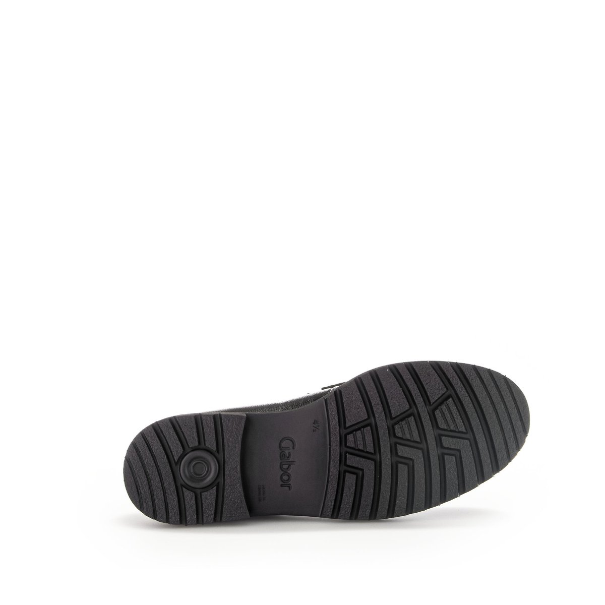 Mocassins en vernis à talon décroché savanne, GABOR