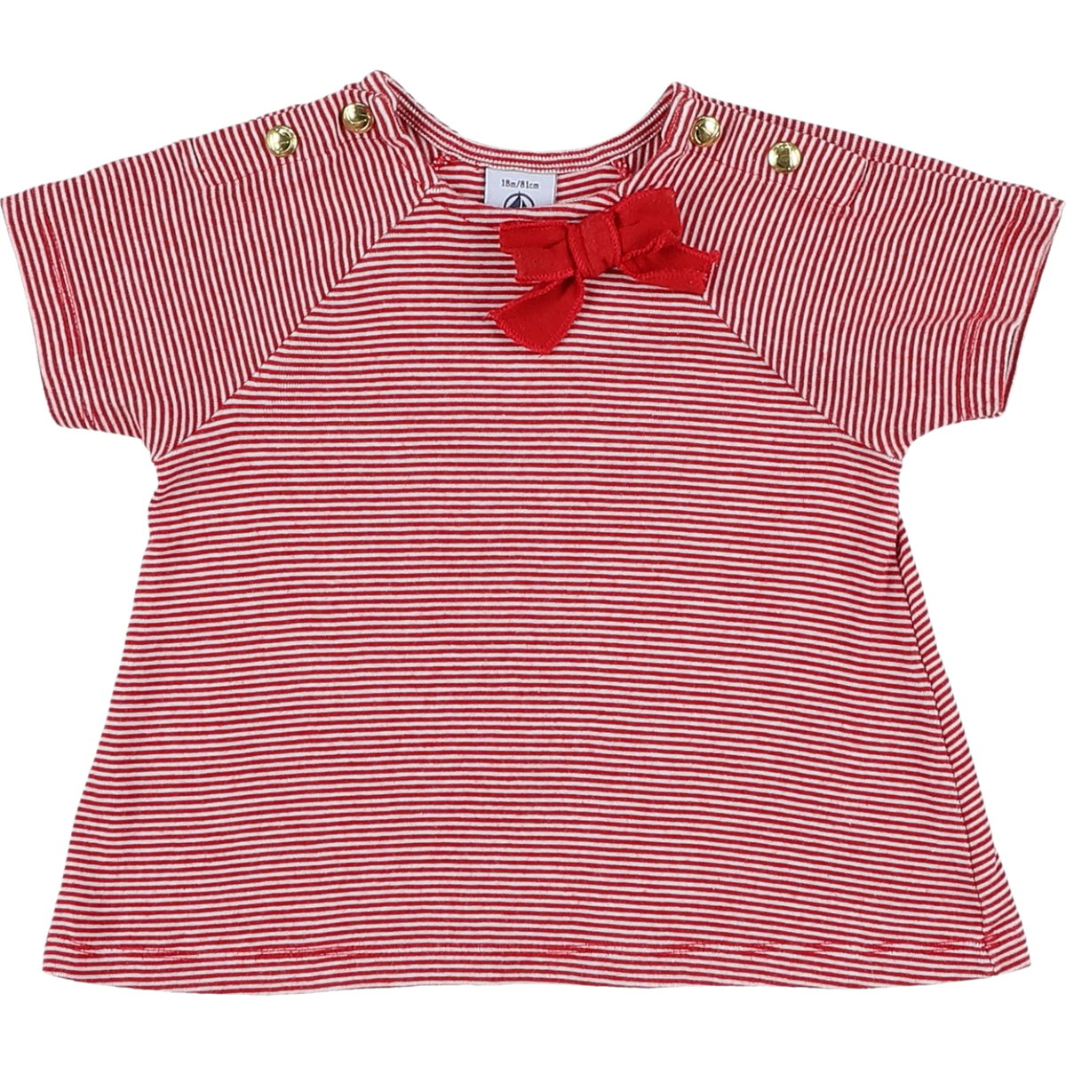 T-shirt - Très bon état blanc;rouge, PETIT BATEAU