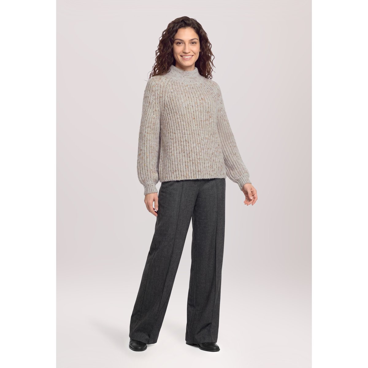 Pantalon à enfiler à nervures noir/gris, CARTOON
