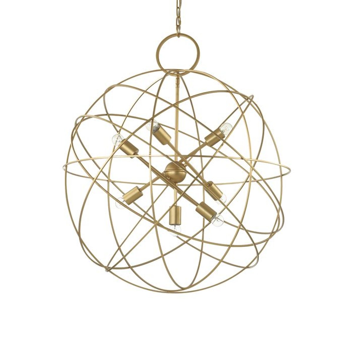 Suspension    KONSE doré, IDEAL LUX