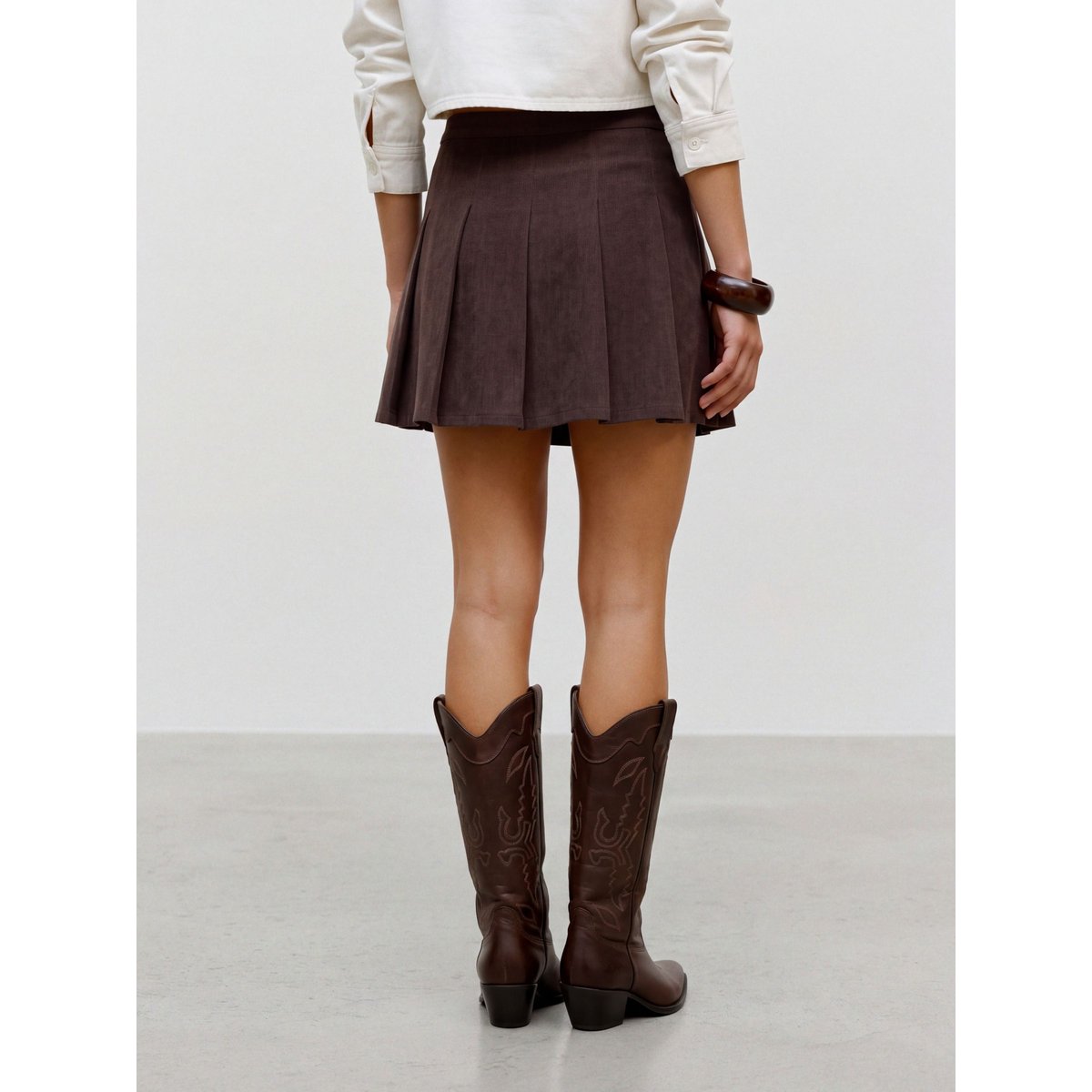Jupe Patineuse marron - chocolate torte, VERO MODA