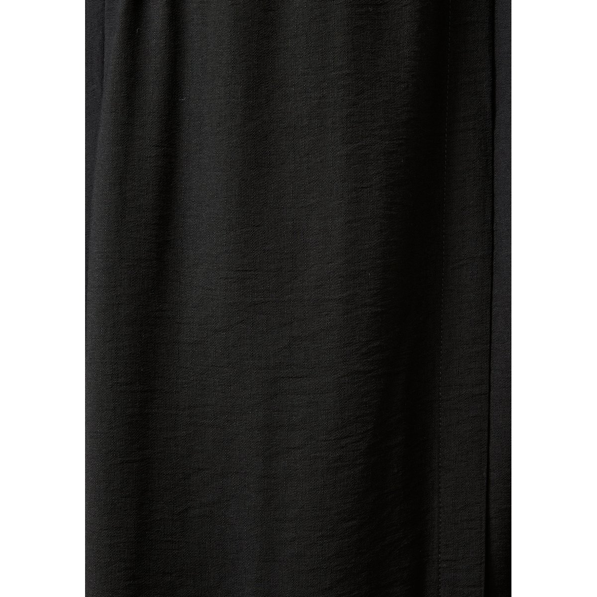 Robe longue cintrée cache-cœur noir, LA FEE MARABOUTEE